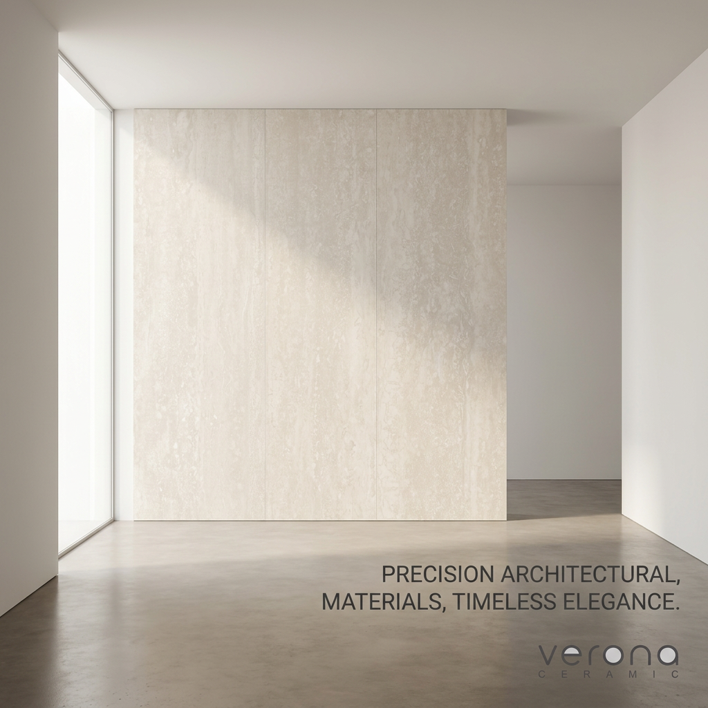 Travertine Sierra Ivory Filled Porcelain Tile 600x600mm (Vein Cut) Travertine Sierra Ivory Filled Porcelain Tile 600x600mm (Vein Cut) - Image 5
