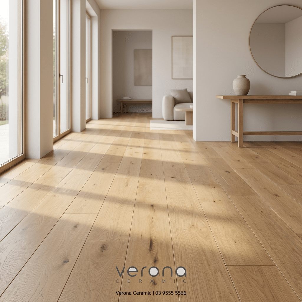 Warm Taupe Engineered European Oak Flooring | Matt Brushed Warm Taupe Engineered European Oak Flooring | Matt Brushed - Image 3