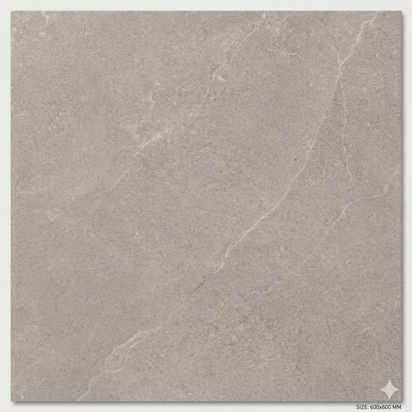 Blossom Taupe Matt Porcelain Tile 600x600mm (In/Out P4/R10 Slip Rated) Blossom Taupe Matt Porcelain Tile 600x600mm (In/Out P4/R10 Slip Rated) - Image 4