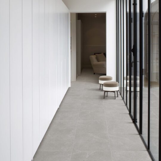 Blossom Taupe Matt Porcelain Tile 600x600
