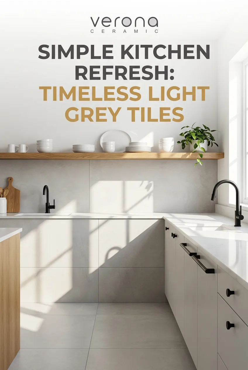 MI6001M Light Grey Cement Look Porcelain Tile 3 MI6001M Light Grey Cement Look Porcelain Tile - Image 3