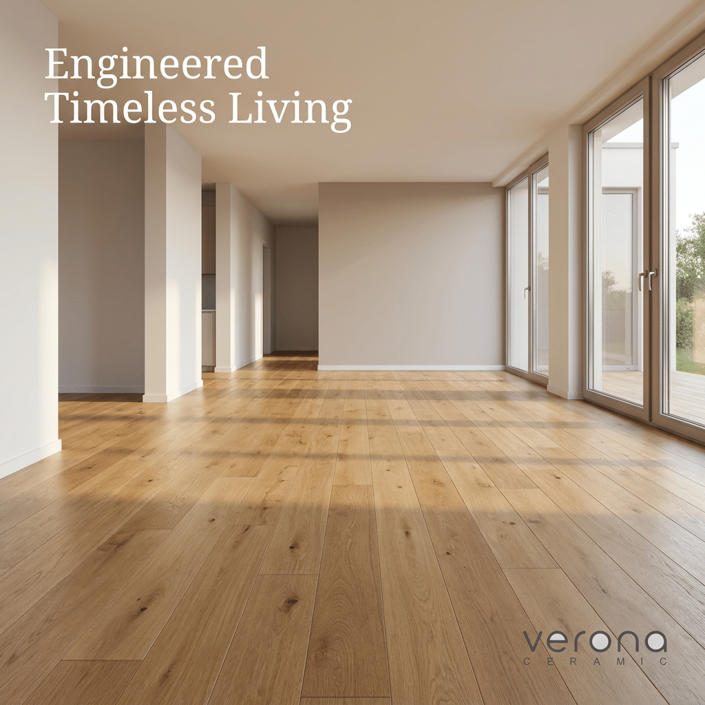 Mocha Mouse Engineered European Oak Flooring |Matt Brushed - Image 3