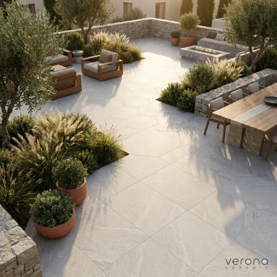 Premium Grey Stone Look Outdoor Tile