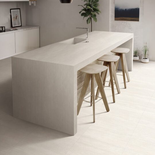 Travertine Sierra Ivory Filled Porcelain Tile
