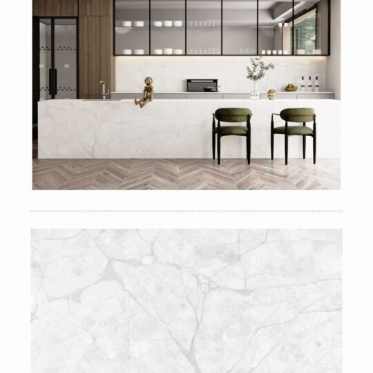 Hermes Gray – Premium Zero-Silica Engineered Stone