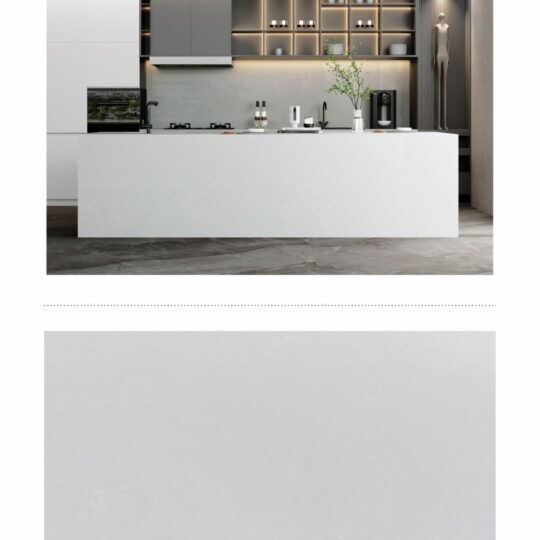 Melting Snow –  Premium Zero-Silica Stone