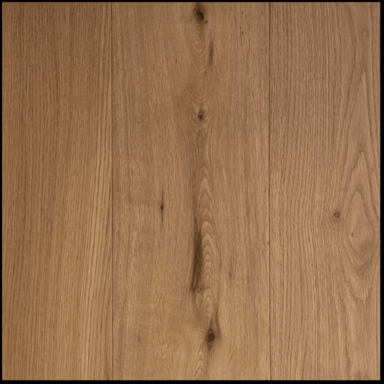 Gardenia European Oak engineered timber flooring, matt brushed finish, showcasing wood grain texture.