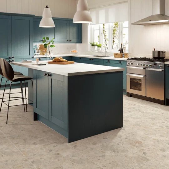 Bedrock Off-White Terrazzo Look Porcelain Tile