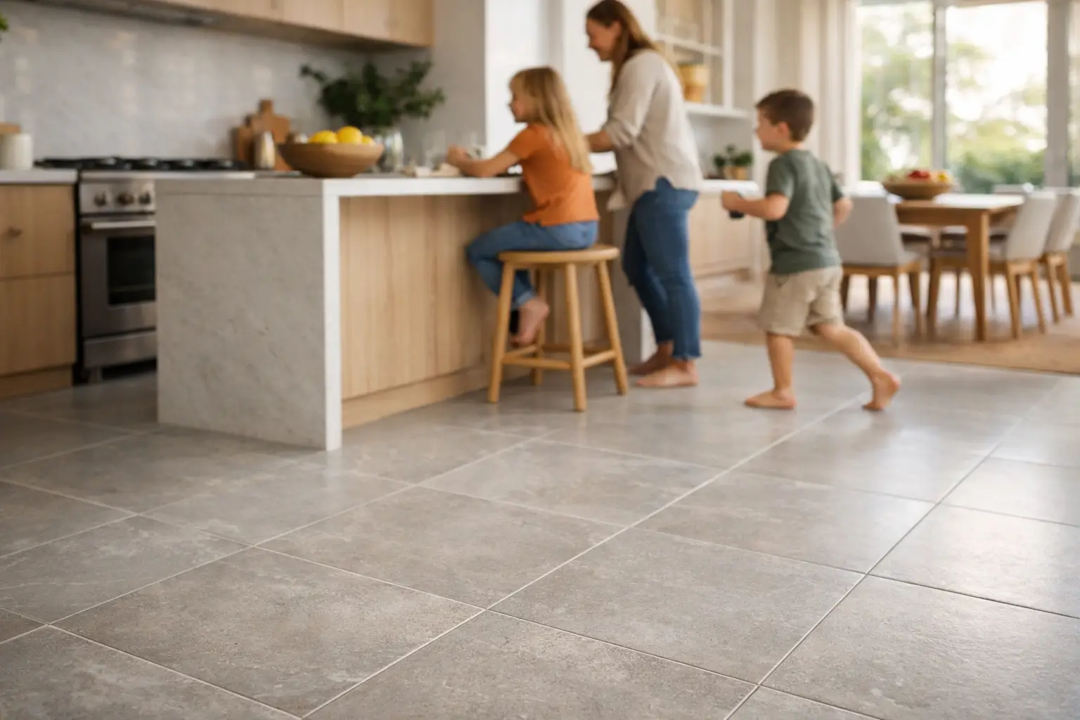 Best Tiles for Kitchen Floors in Busy Homes