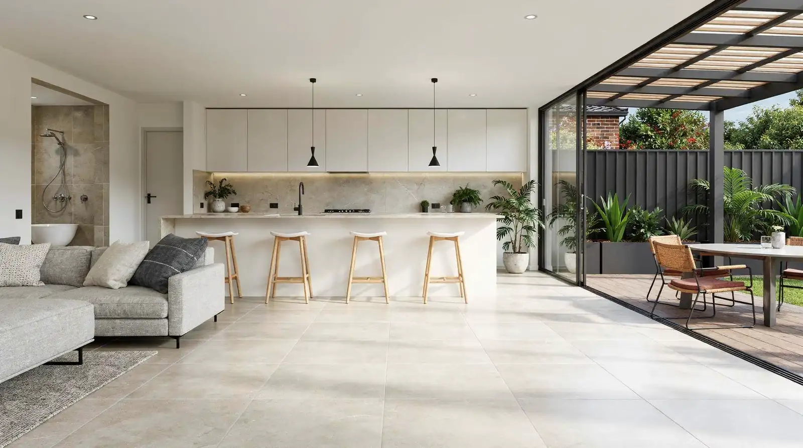 Porcelain is built to handle the swings of the Australian climate, from humid coastal conditions
