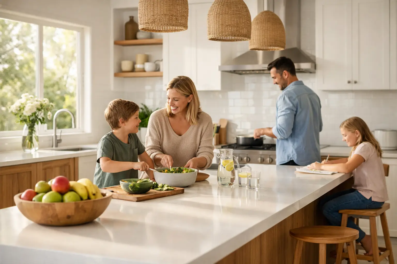 Family Kitchen Transformation That Lasts