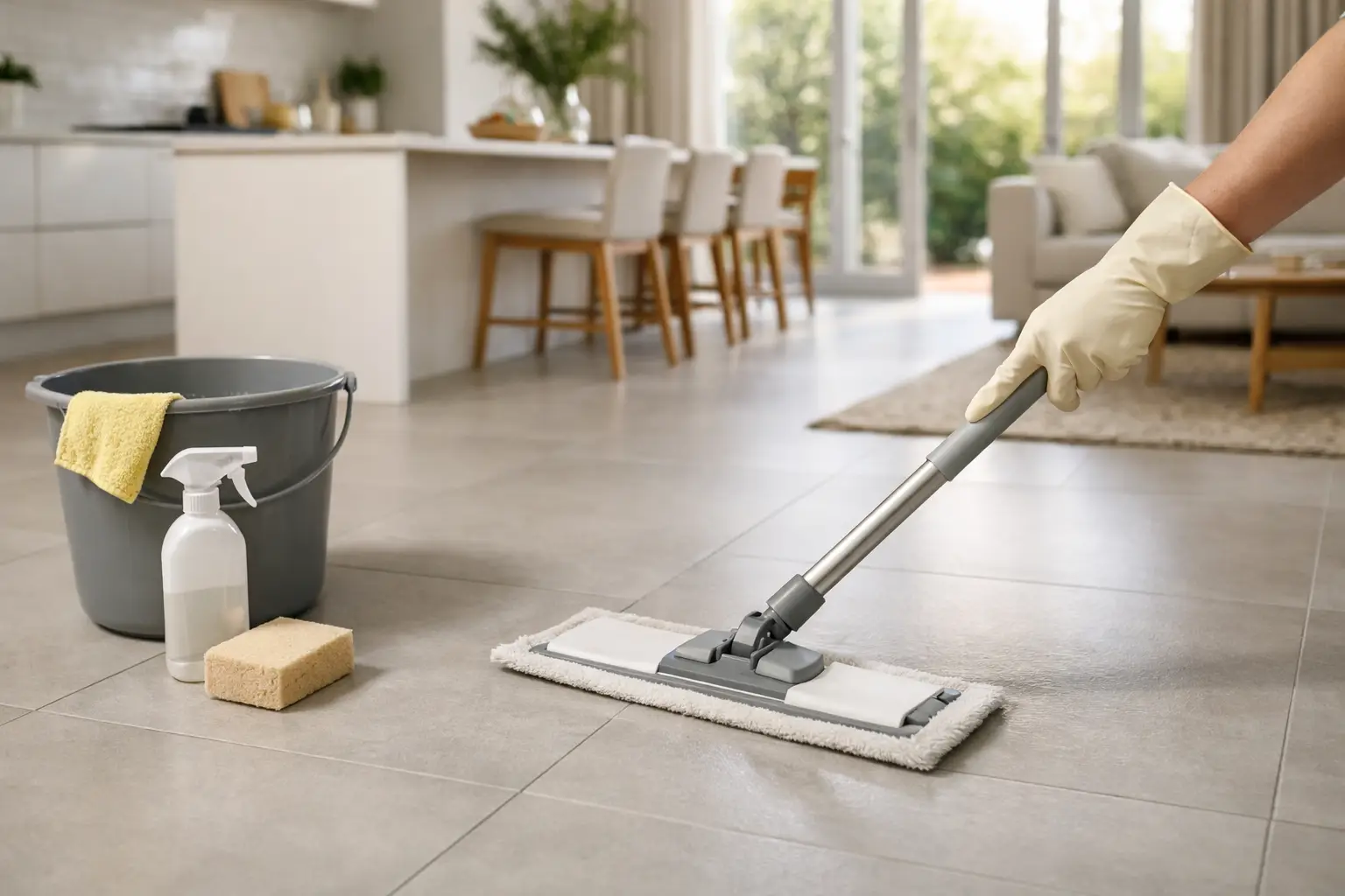 How to Clean Matte Porcelain Tiles Without Streaks